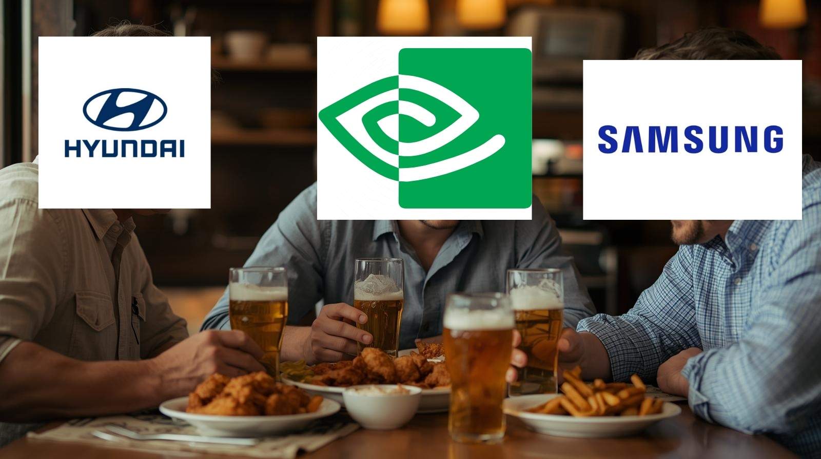 앤비디아 삼성전자 현대자 깐부치킨 회동