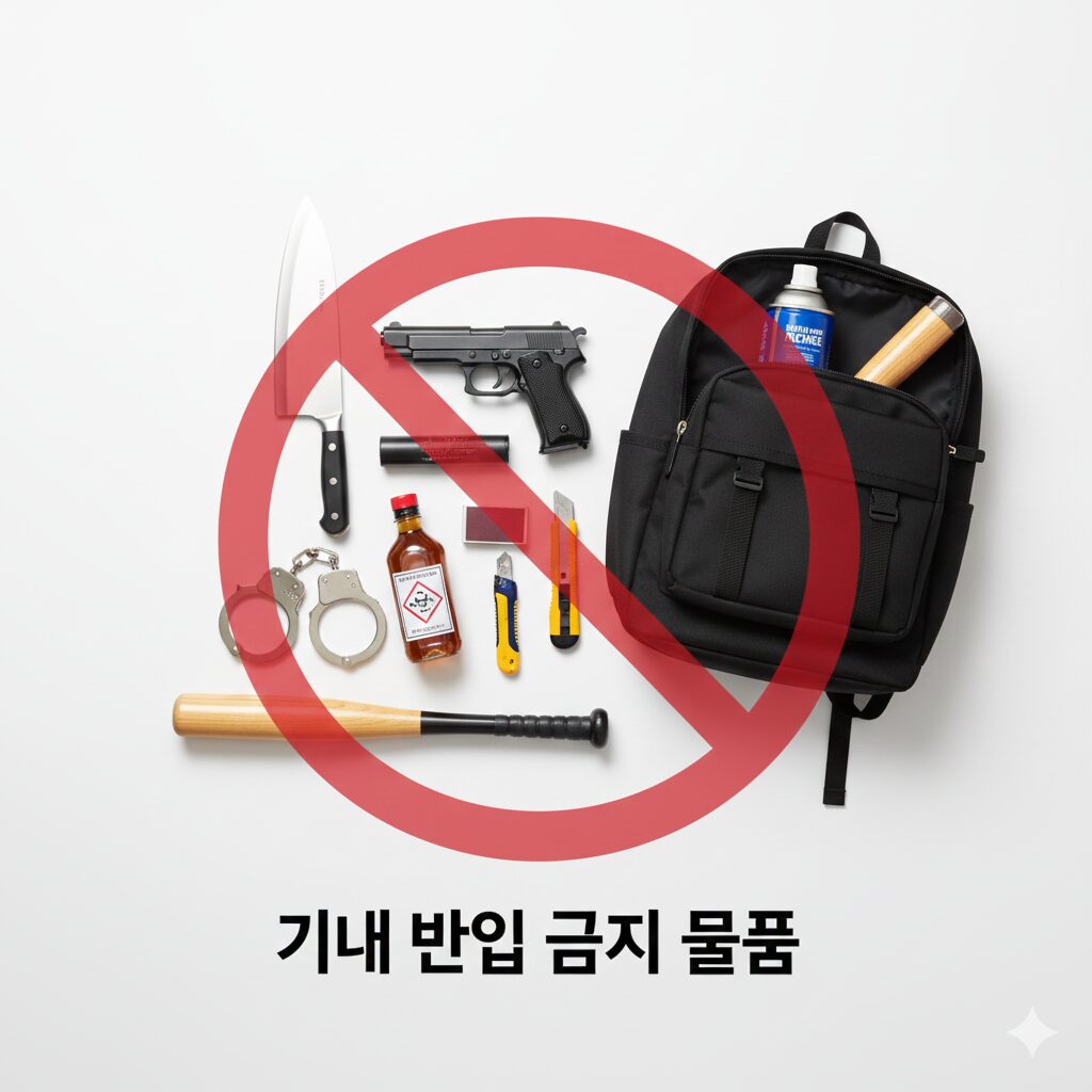 기내 반입 금지 물품