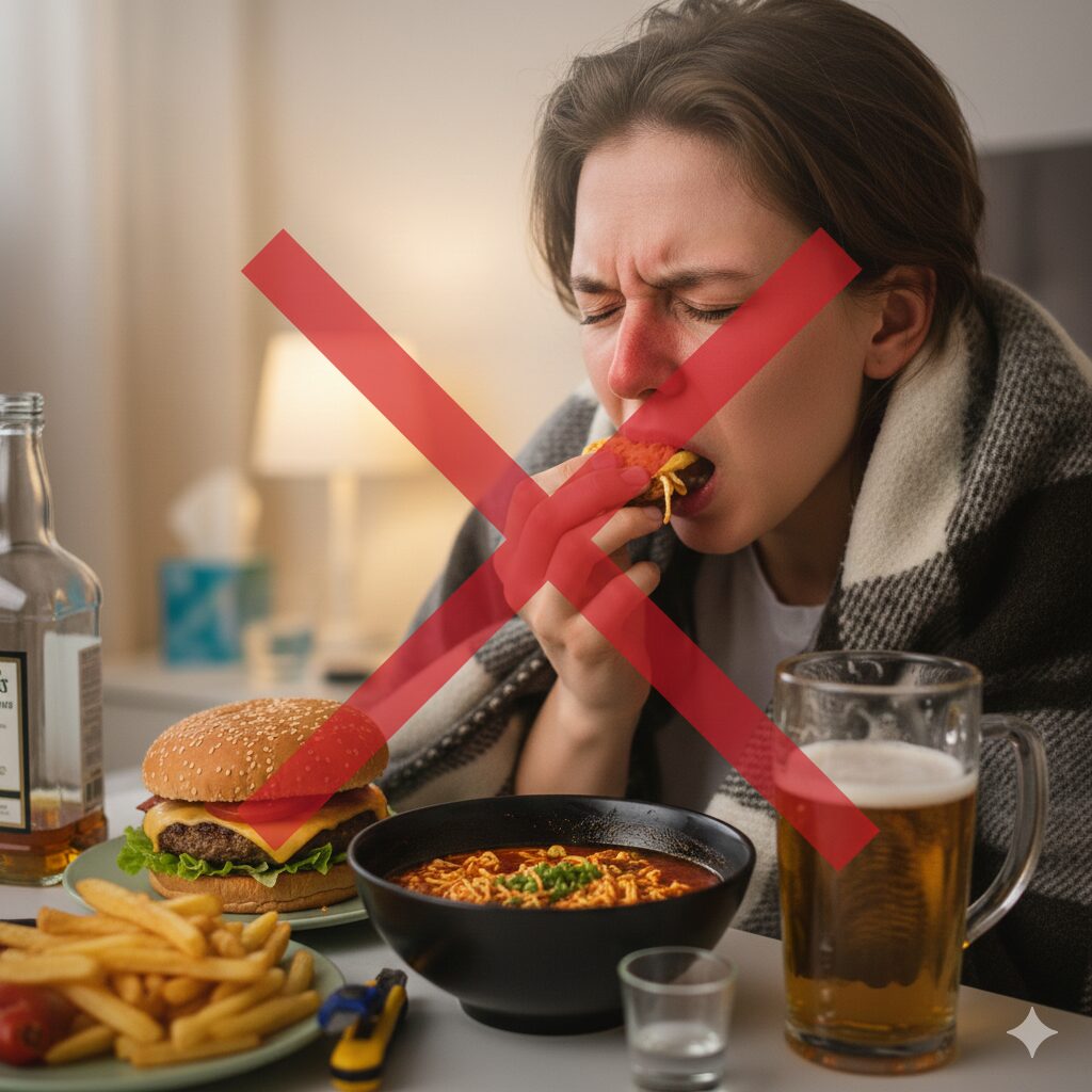 감기에 좋지 않은 음식